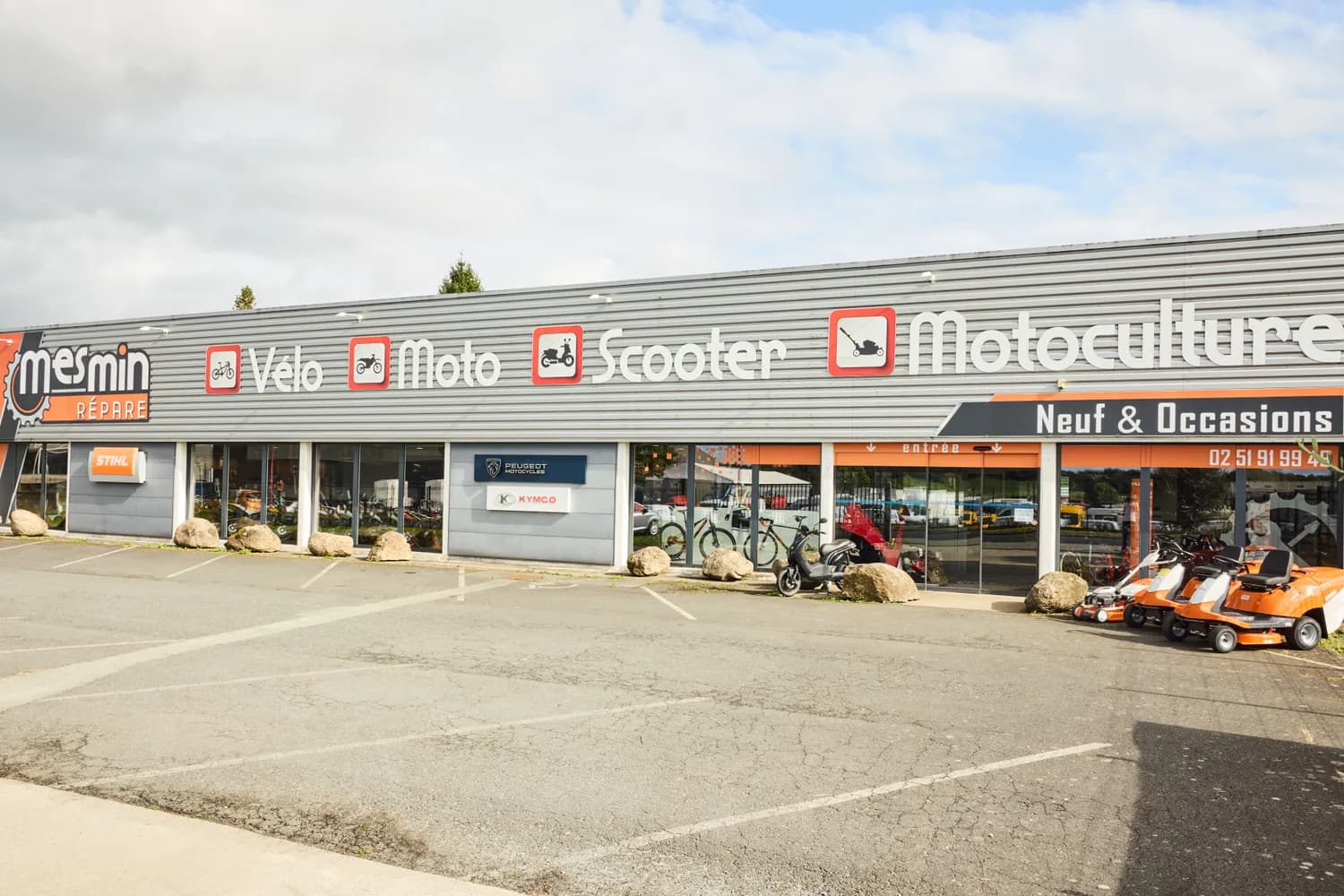 Notre magasin · Mesmin Répare, garage à Saint-Mesmin (Vendée)
